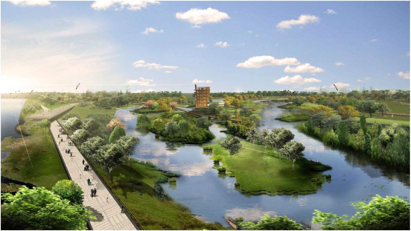 鄭州市賈魯河綜合治理工程西流湖段（中原路－化工路）-建筑、古建工程